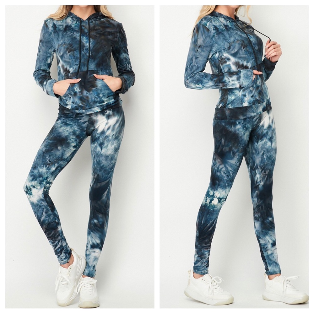 2 Piece Tie Dye Hoodie and pants set - Picture 2 of 4